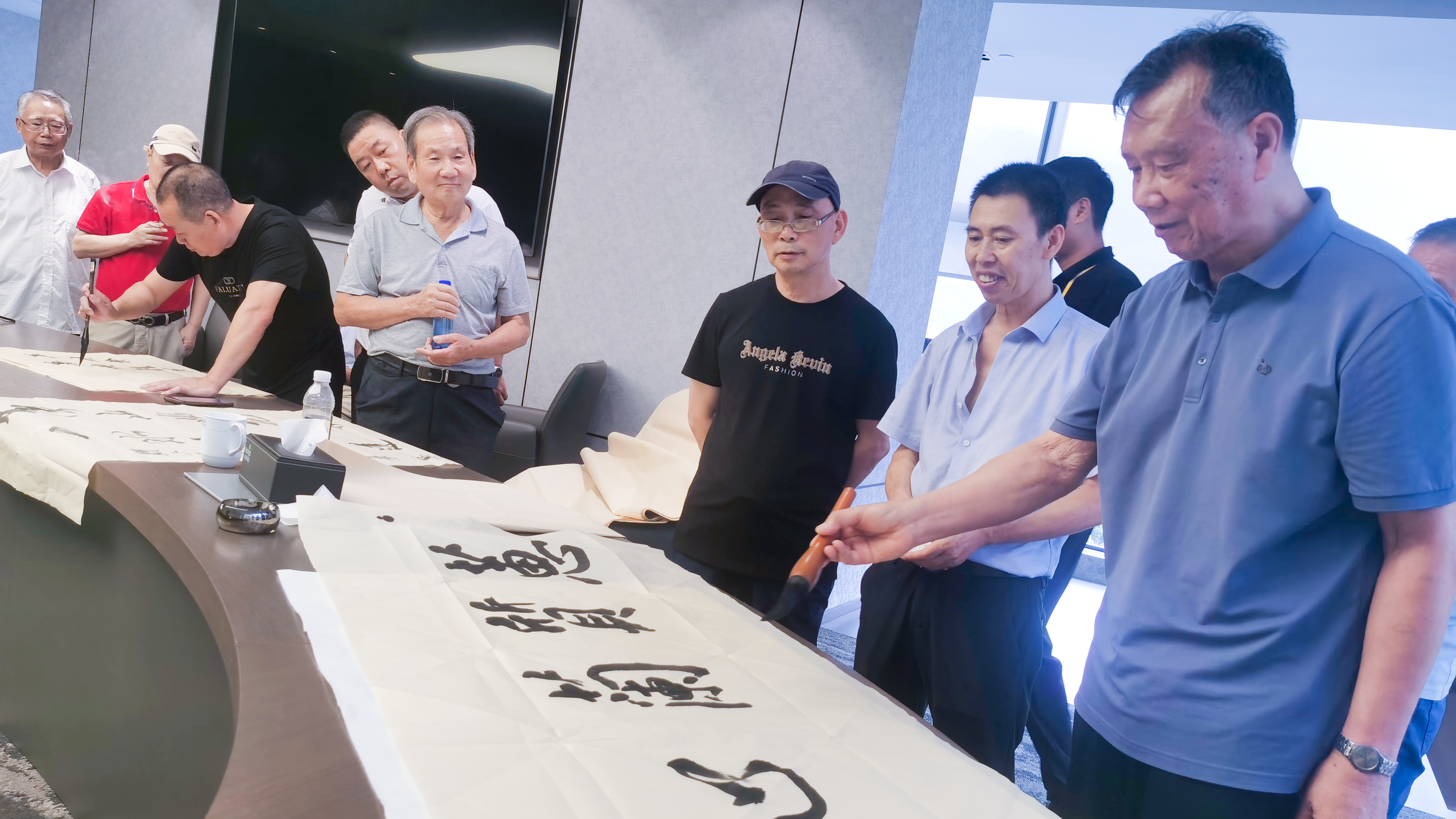 楠溪詩韻 筆墨傳情 | 永嘉縣詩詞與楹聯學會參觀凱奇集團